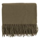 Scarf Premium Écharpe Femme en Laine, Bordeaux, Style Élégant avec Franges, Accessoire Mode Hiver