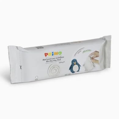 Argile à Modeler Mod, Blanche, Autodurcissante, 1kg ou 500g  Fabriquée en Italie