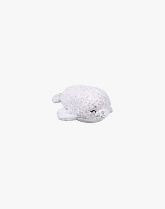 Peluche Bébé Phoque en Peluche Douce, Blanc, Jouet Animal Marin pour Enfants