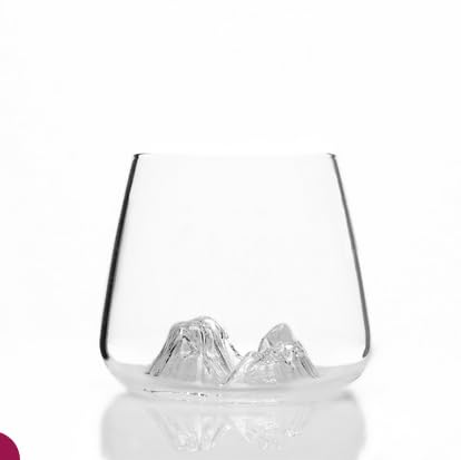 Verre à vin transparent créatif japonais de montagne Verre transparent pour bar fête – Verre multifonction pour bar ou fête