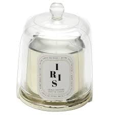 CMP Paris Bougie parfumée Musc Blanc avec Cloche - Bijou Surprise - D 6,8 x H 11 cm