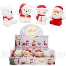 Lanterne de fetes de fin d'anneen Décorative avec Ours en Peluche, Collection Festive, Blanc et Rouge, Illumination pour Décoration de Fêtes