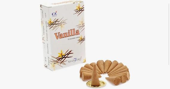 Cônes d'Encens Assortis, Parfums Vanille, Lavande et Cannelle, Pack Multiple