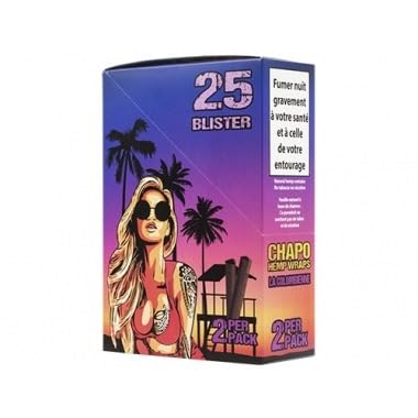 Sachet de 2 feuilles blunt  pour rouler vos cigarettes. Blunt sans Tabac, 100% chanvre.