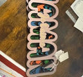 Décoration Murale en Bois "Maman Je t'aime", Style Tendresse, Suspension Décorative pour Fête des Mères, 15 x 8 x 5 cm