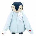 Peluche Pingouin en Peluche Douce, Bleu Clair, Jouet Câlin pour Enfants