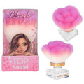 Pinceau  poudre Beauty and Me, en blanc, forme de rose, pinceau doux pour blush et bronzer, Multicolor