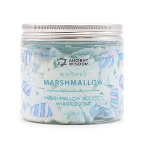 Crème de Savon Fouettée Marshmallow en Pot, Texture Mousseuse, Format Luxueux