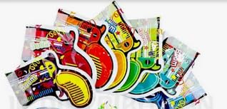 Générique Pistolet à Confettis Auto-Gonflant, Thème Bleu Blanc Rouge, Plastique, Style Classique, Projection de Confettis, 30 x 8 cm, Pour Fête Nationale, Supervision Adulte Requise