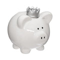 Atmosphera - Tirelire Enfant Cochon - céramique - H14-8 cm - Blanc