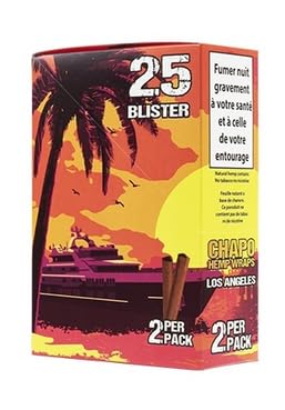 Blister 25 Paquets de Blunts, Boîte de 25 Unités
