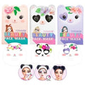 Masque en tissu animal ,Très mignons : dotés d'un imprimé ours ou panda, ces masques tissu  adaptés aux enfants hydratent bien. 3 versions, 1 masque par emballage.