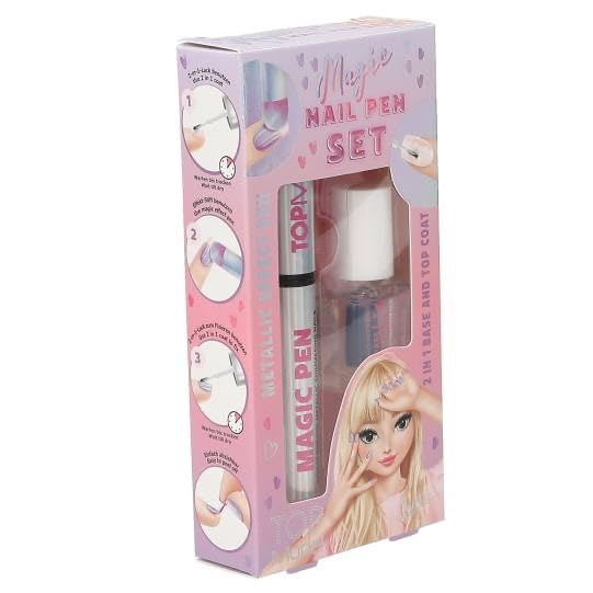 Set vernis stylo à ongles magique, pour des looks métalliques cools, Multicolor