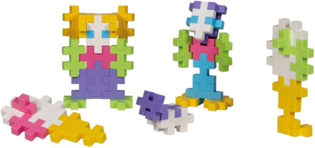 Plus Plus BIG - Jouet d’Apprentissage, Jeu Éducatif, Ludique, avec Briques, pour Bébé - Jeu de Construction Enfant pour 1 an et Plus - Tube de 15 pièces