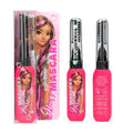 Mascara Pour Cheveux, Kit de 3 Couleurs Temporaires, Rose, Bleu, Violet, Pour Enfants et Adolescents, Avec Brosse Intégrée