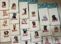Mon Chien Torchon en Coton 100%, Serviettes de Cuisine avec Motifs de Chiens Brodés, Collection Rottweiler, Colley et Cane Corso