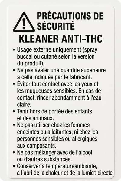 Generique Kleaner anti THC
