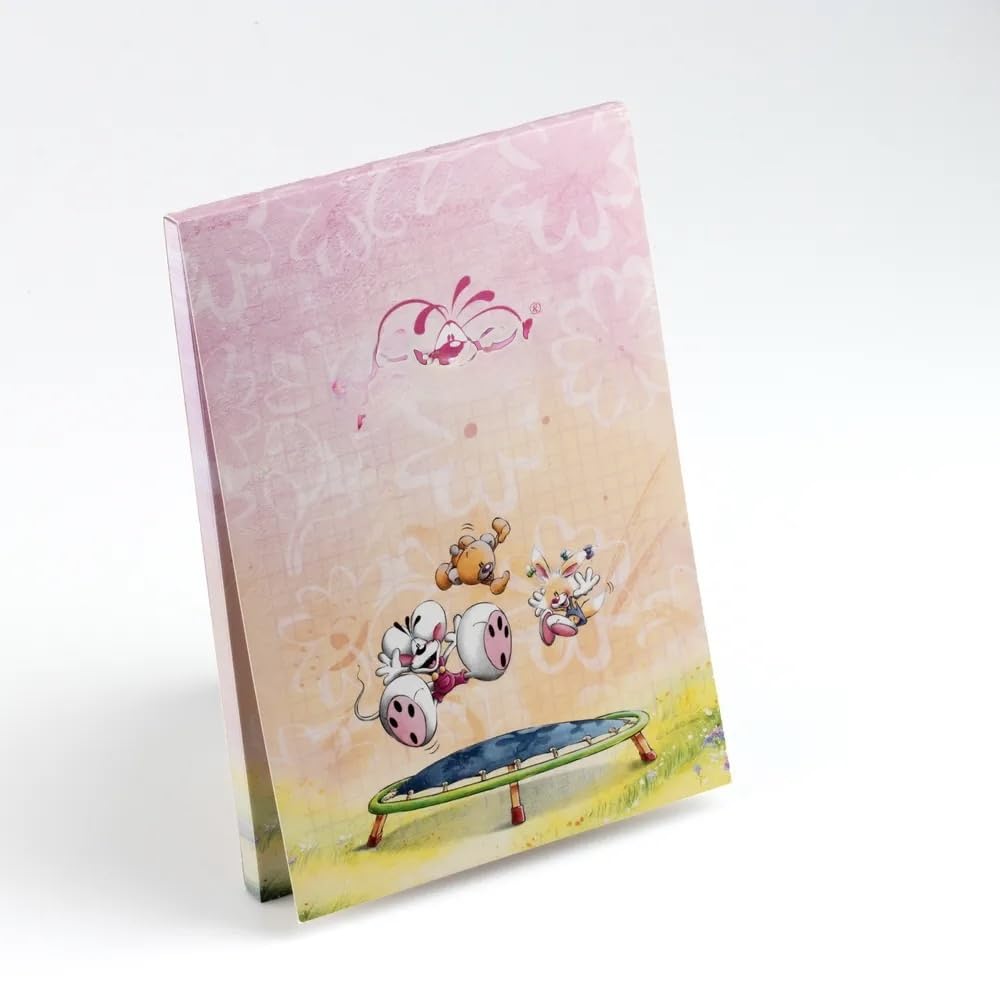 Bloc-Notes Parfumé A5, Illustrations Animaux Cartoon, Multicolore, Format A5