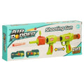 Nerfy Pistolet à Cartouches 2 en 1, Vert