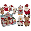 Peluches de Noël Décoratives, Renne, Bonhomme de Neige, Pingouin et Père Noël, Collection Festive d'Hiver