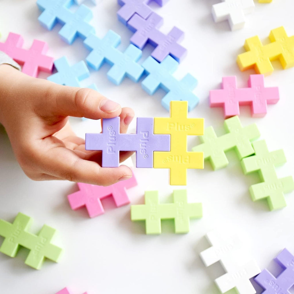 Plus Plus BIG - Jouet d’Apprentissage, Jeu Éducatif, Ludique, avec Briques, pour Bébé - Jeu de Construction Enfant pour 1 an et Plus - Tube de 15 pièces