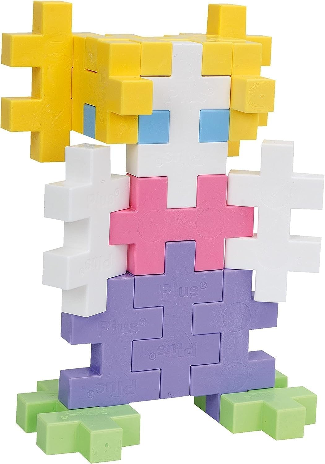 Plus Plus BIG - Jouet d’Apprentissage, Jeu Éducatif, Ludique, avec Briques, pour Bébé - Jeu de Construction Enfant pour 1 an et Plus - Tube de 15 pièces