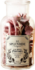 Linnea Pot pourri Les Pots PARFUMES Le Splendide Rose Senteur musc Blanc
