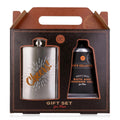 Coffret Cadeau pour Homme avec Flasque et Gel Douche Birch & Cedar, Collection Homme