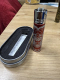 Briquet à Gaz Rechargeable avec Design Dragon, Noir