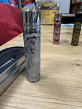 Briquet Rechargeable à Gaz avec Motif Dragon, Noir et Argent, Design Élégant