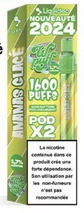 2 pod 2.0 - Ananas Glacé - 1.7%