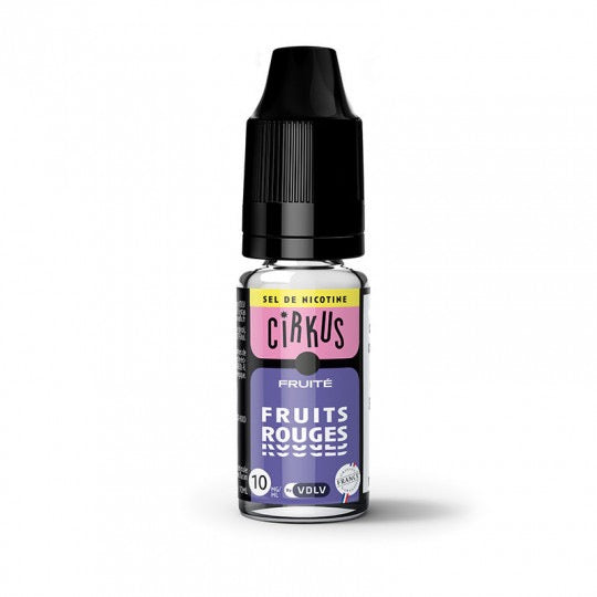 Cirkus E-liquide  Fruits Rouges aux sels de nicotine - 10 ml (Copie) - 20mg/ml