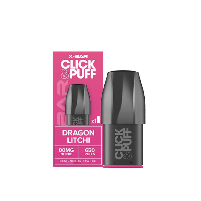 Xbar Pod click&puff- Dragon litchi - 10mg/ml