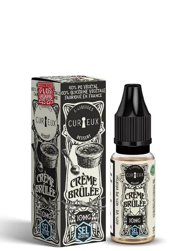 Curieux Crème Brûlée - Sel de nicotine - 10mg/ml