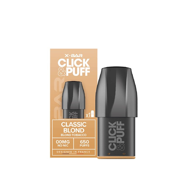Xbar Pod click&puff- classic Blond - 0 mg/ml