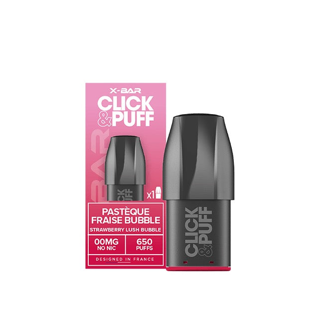 Xbar Pod click&puff-strawberry lush bubble - 10mg/ml