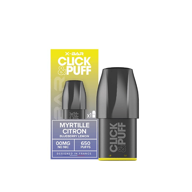 Xbar Pod click&puff- Citron Myrtille - 20mg/ml