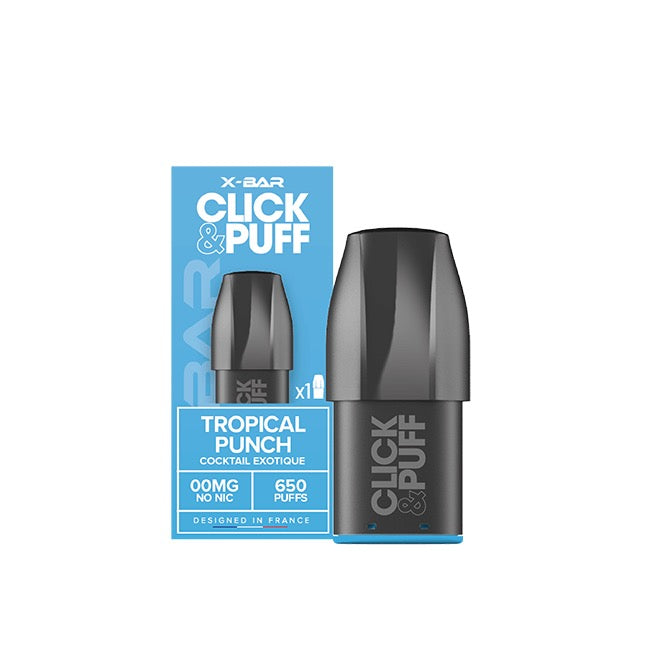 Xbar Pod Click&Puff- Tropical-Punch - 10mg/ml