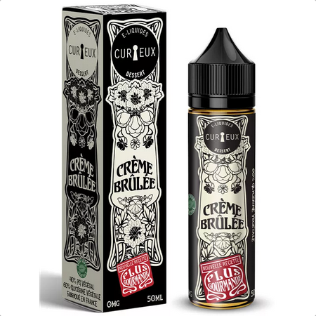 Curieux Creme Brulee - 50ml - PLUS GOURMAND