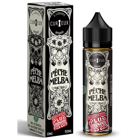 Curieux Peche Melba - 50ml - PLUS GOURMAND