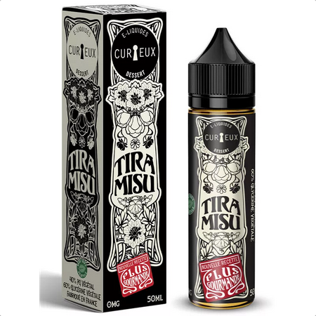 Curieux Tiramisu - 50ml - PLUS GOURMAND
