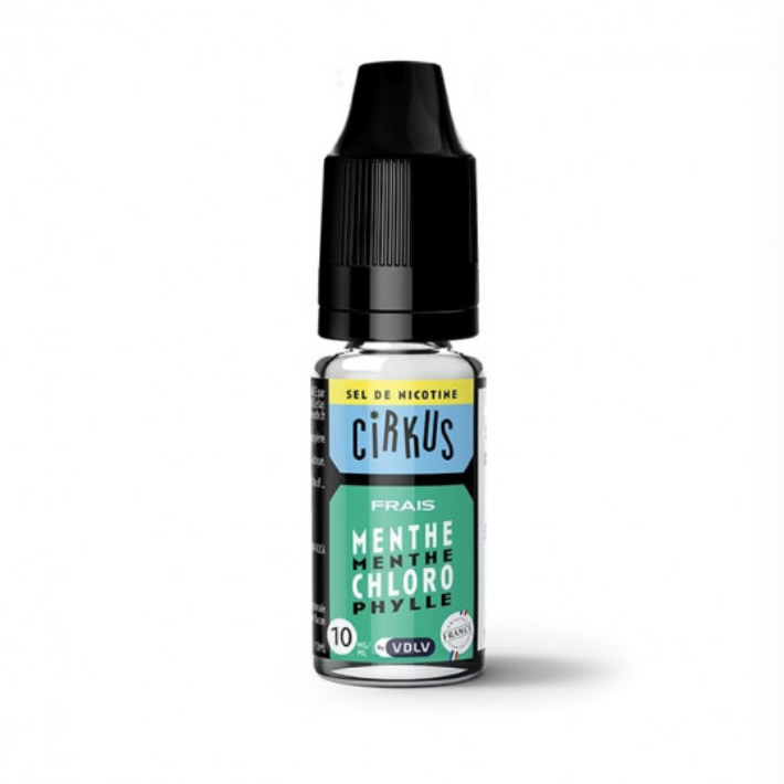 Cirkus E-liquide Menthe Chlorophylle aux sels de nicotine - 10 ml - 20mg/ml