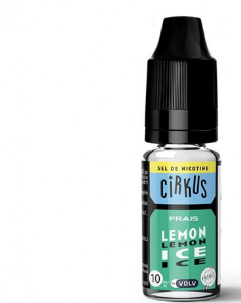 Cirkus E-liquide Lemon Ice aux sels de nicotine - 10 ml - 10 mg/ml