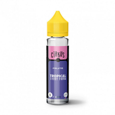 Cirkus-E-liquide TROPICAL 50ml 0% de nicotine